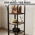 Topika Double Bar Clothing Rack Stand & 3+2Tier Storage,Clothes Organizer