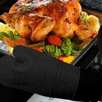 Topika - Silicone Oven Mitts Extra Long Heat Resistant 260 C - 2 Pack