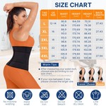 Topika Women's Segmented Workout Waist Trainer Belt, Black Waist Shapewear