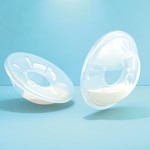 TopikaKids - 2 x Wearable Silicone Breast Milk Collector Cups, Leak-Proof