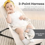 Topika 0-18 Month Baby Bouncer & Rocker Chair with Plush Toys, Portable