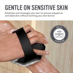 Topika Silicone Body Scrubber , Gentle Exfoliation,Antibacterial Bath Brush