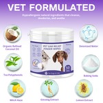 Topika Pet Ear Cleaner Finger Wipes for Dogs & Cats