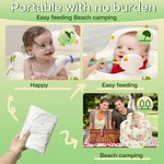 Topika Inflatable Support Chair, Anti-Fall, Hold Baby Bottle,Squeezable Toy