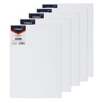 VSelect A4 Cotton Canvas Panels for Painting - 20x30cm (5 Pack)