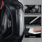 Motocentric Motorcycle Backpack Waterproof Hard Shell 48L Carbon Fiber