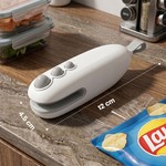 Topika Small Sealer Machine, Mini Plastic Sealer With Cutter For Food Bags