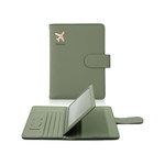 Topika RFID Passport Holder Wallet with Multiple Card Slot Pocket-Friendly