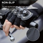 Motocentric Motorcycle Gloves Motorbike Half Finger Gloves