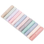 ZEYAR - 12 Cream Colour Highlighter Pen Set, Single Precise Chisel Tip