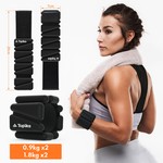Topika Wrist & Ankle Weights Adjustable Silicone Weights Total