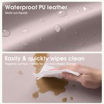 Topika Waterproof Baby Diaper Mat with Soft PU Faux Leather, Changing Pad