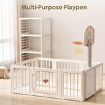Topika Large Baby Playpen & Toy Storage Cabinet Set, 100 Ocean Balls