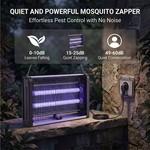 Topika Fly Catcher Lights 20W T5 Mosquito Lamp Electric Insect Zapper Black