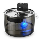 Topika Battery Operated Pet Water Fountain 3L Cordless Pet Water Feeder