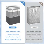 Topika - 75L Large Waterproof Laundry Baskets with Handles