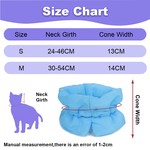 Topika Cat Cone Collar, Soft Adjustable Recovery Donut for Cats and Kittens
