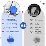 Topika Cat Carrier Bag, Cat Care Carrier Portable Sling with Strap