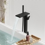 Topika Freestanding Bath Tub Faucet With Handheld Spray Durable & Rust-free