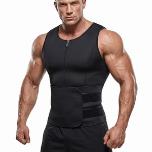 Topika - Shape Vests For Men Sweat Vest, Mens Waist Trainer Zip Slim Vest