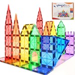 Topika Magnetic Tiles Building Blocks 100pcs Set for Toddlers Ages 3+