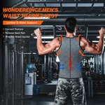 Topika - Shape Vests For Men Sweat Vest, Mens Waist Trainer Zip Slim Vest