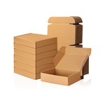 Topika Corrugated Mailer Box 25 Pack, Durable Shipping Boxes for Packaging