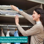 TopikaHome - 10 Pack Vacuum Storage Bags, Vacuum Seal Bags for Home Storage