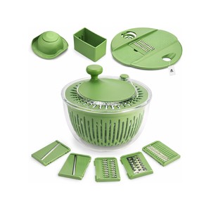 Topika Large Capacity Salad Spinner Salad Spinner Dryer With 5 Blades 25CM