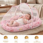 Topika Baby Sleeping Tent With Enclosure & Mosquito Net, Portable Baby Bed.