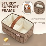 Topika Diaper Caddy, Baby Essentials Storage Caddy, Diaper Bag Organiser