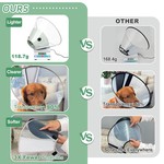 Topika Recovery Collar for Dogs After Surgery Stop Licking, Dog Cone Collar