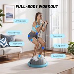 Topika - Balance Ball Bosu Balls Stability Bosu Ball With Resistance Bands