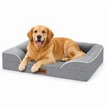 Topika Orthopedic Dog Bed, Waterproof Sofa Bed with Bolsters