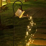 Topika Garden Decoration Solar Light Solar Sprinkler with LED String Lights