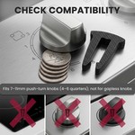 Topika 6-Piece Oven Knob Protectors, Stove Safety Lock for Baby & Pet