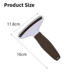 TopikaPet -Curry Comb Anti-tangle Brush
