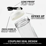 Topika 700ml Leak-Proof Protein Shaker Cup No Blending Ball or Whisk