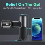 Topika - Mini Thermacool Massage Gun with Heat & Cool Therapy, Portable