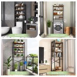 Topika Bathroom Organizers Storage, Over The Toilet Storage Rack & Shelving