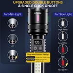 Topika Rechargeable Torch USB Camping Torch 1000Lm Tourch Light
