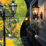 Topika Stainless Steel Heart Reflective Bird Repeller