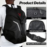Motocentric Motorcycle Reflective Backpack, Helmet Backpacks Waterproof
