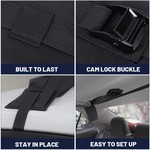 Topika Kayak Roof Rack Soft Pads Universal Car Carrier 5pcs Set