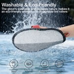 Topika Pet Hair Removal Glove Reusable Lint Remover 2 Piece