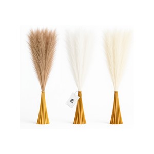 Topika Dried Pampas Grass Decor 30pcs 42cm Artificial Flower for Home Decor