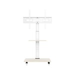 TopikaHome - Portable TV Stand with Wheels Compatible with 32-70", Swivel & Height Adjust