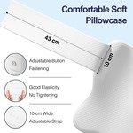 Topika Knee Pillow for Side Sleepers, Memory Foam Leg Pillow for Comfort