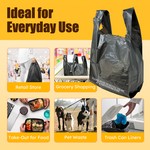 Topika Garbage Trash Bags 100 Piece, Thick Pet Poop Scooper Liners