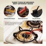 Topika 16piece Crevice Cleaning Brush Set For All Kinds Of Cleaning Scene